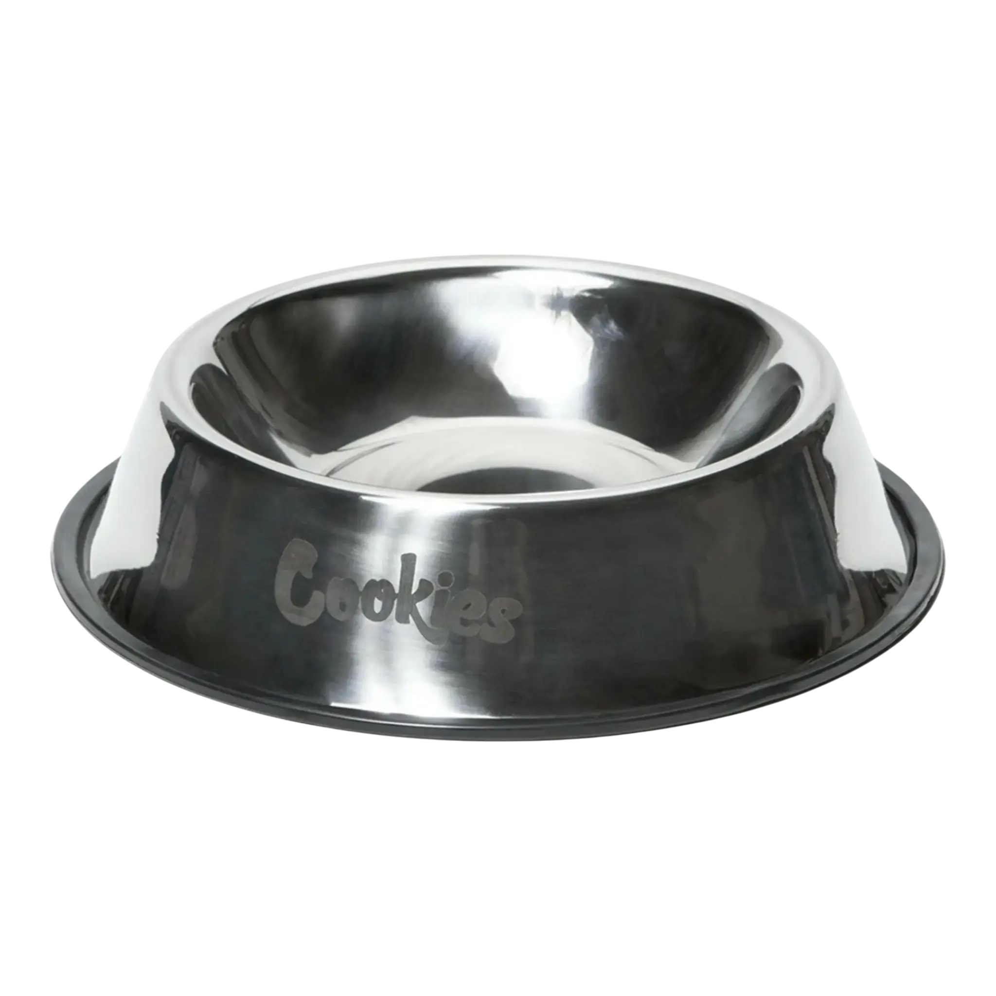 Cookies Original Logo Dog Bowl Silver